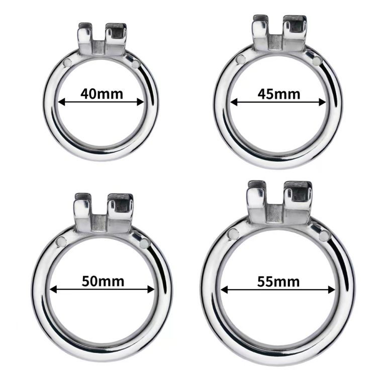 TS transvestite special butterfly pattern penis compression chastity lock (with silicone catheter) - Image 5
