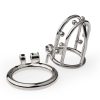 Men's Stainless Steel Penis Cage Chastity Lock