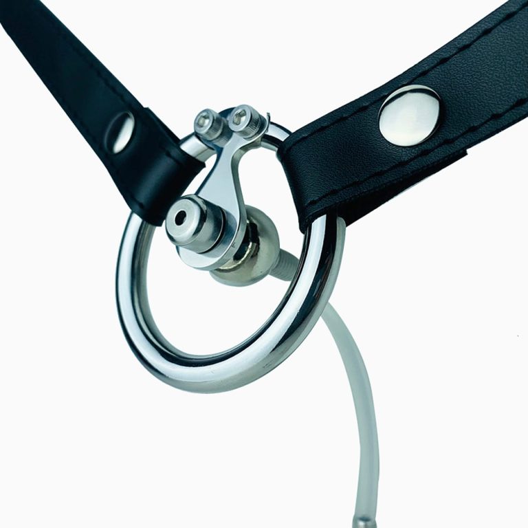 TS transvestite wearable anti-lateral catheterization flat chastity lock