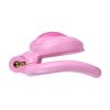 TS transvestite uses imitation female genital chastity lock