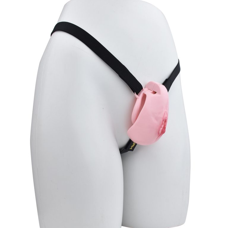 TS imitates women's genitals wearable chastity pants - Image 30