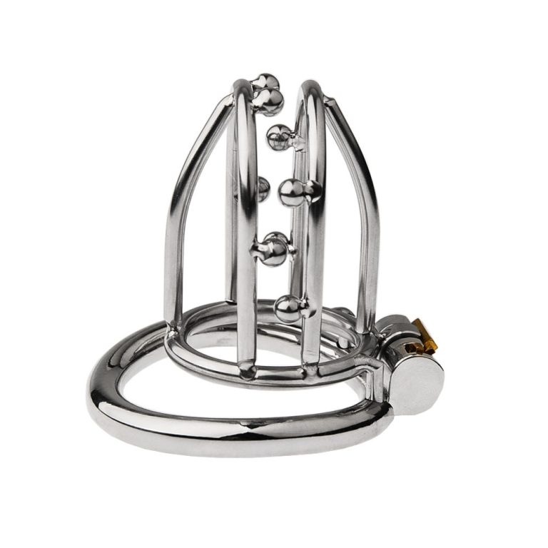 Men's Stainless Steel Penis Cage Chastity Lock
