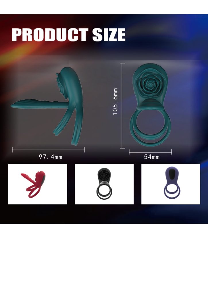 Male couples fun vibration anti-ejaculation wireless remote control delay ring - Image 9
