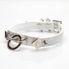 Original design niche laser gradient leather traction collar (including traction rope)