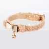 Original design niche Teddy plush collar (with leash)
