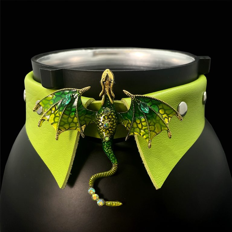 Original design niche punk style Charmander stand collar (without leash) - Image 9