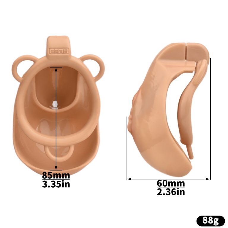 TS imitates women's genitals wearable chastity pants - Image 34