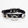 Original design niche laser punk style snakeskin pattern traction collar (including leash)