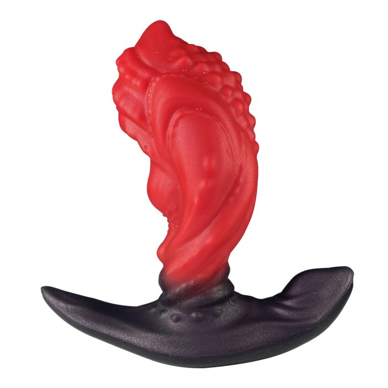 Red fireworks special-shaped wearable expansion anal plug