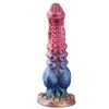 Suction cup octopus tentacle imitation penis silicone expansion masturbation dildo