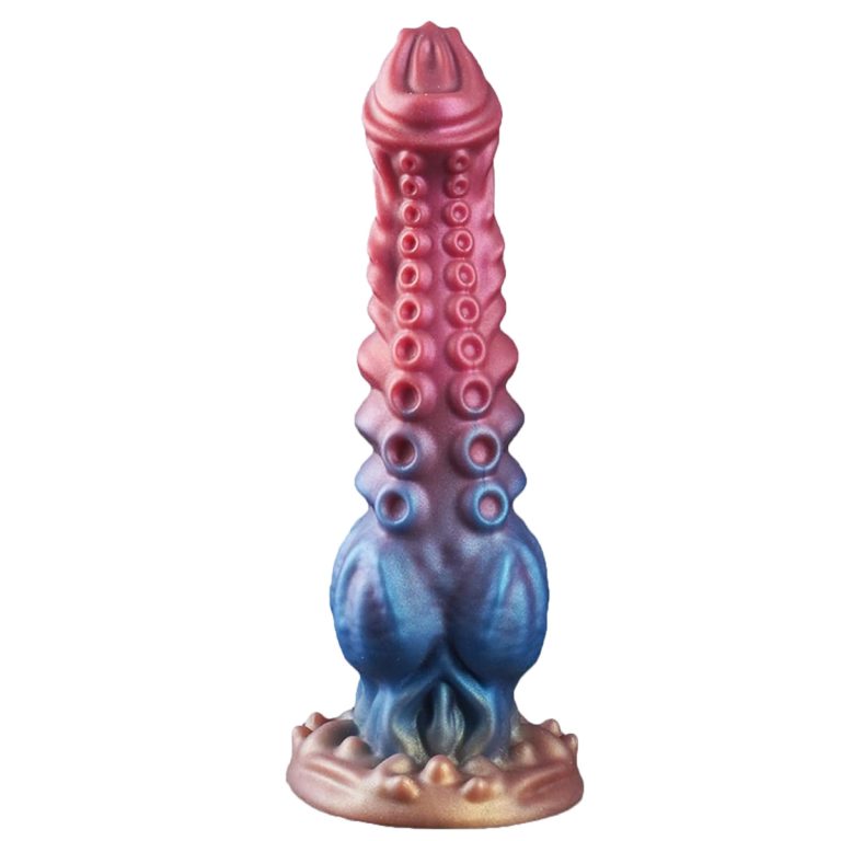 Suction cup octopus tentacle imitation penis silicone expansion masturbation dildo