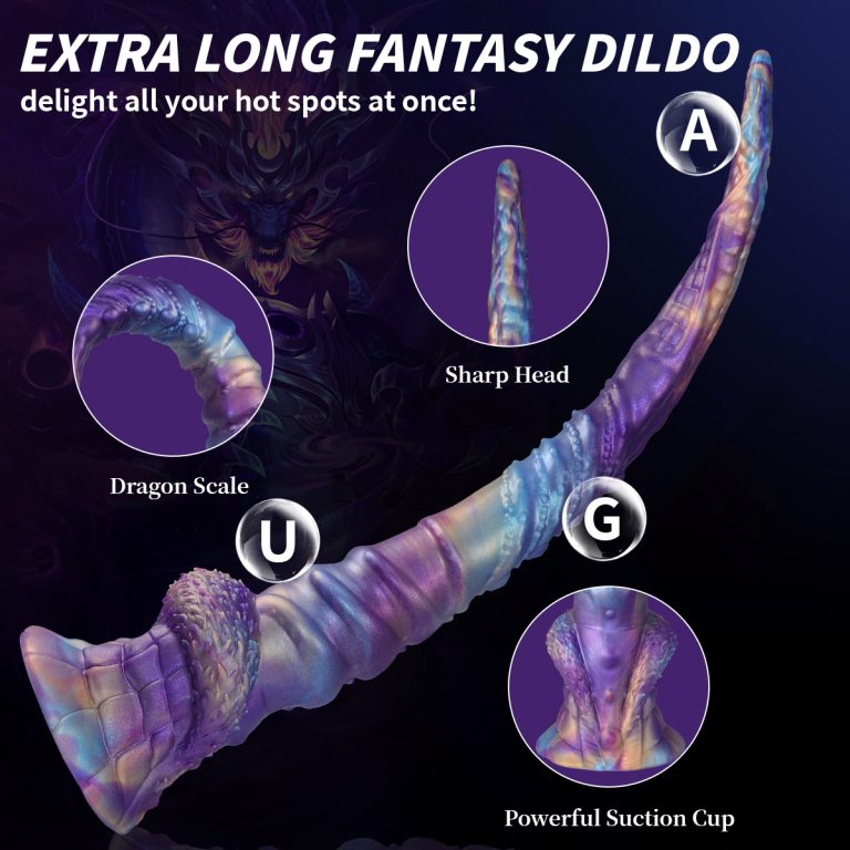 Extra long suction cup monster tentacle silicone anal plug