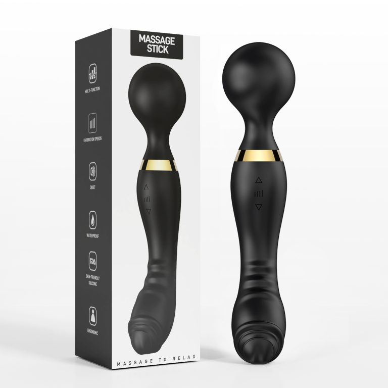 Women's dual-head dual-purpose multi-vibration frequency AV vibrator