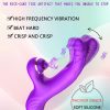 The girl's double dragon out of the sea alternately retractable vibration silicone masturbator