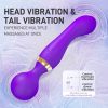 Women's dual-head dual-purpose multi-vibration frequency AV vibrator