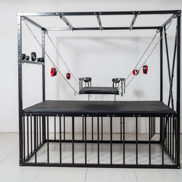 BDSM large sex training room sex game prop bed (including electric sex machine)