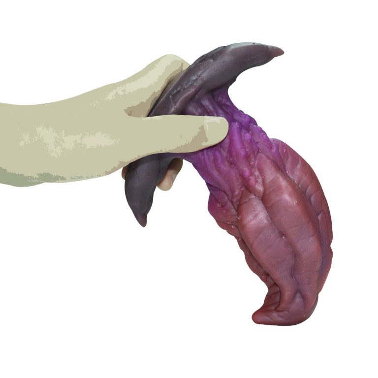 Purple God Firework Alien Wearable Butt Plug