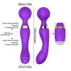 Women's dual-head dual-purpose multi-vibration frequency AV vibrator
