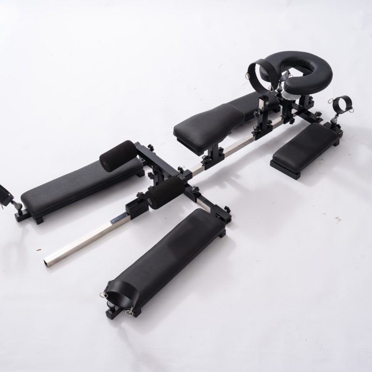 BDSM kneeling abuse fun bondage rack (including silent fun gun machine)
