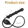 SM Sex Training Inflatable Foldable Large Expansion Anal Plug