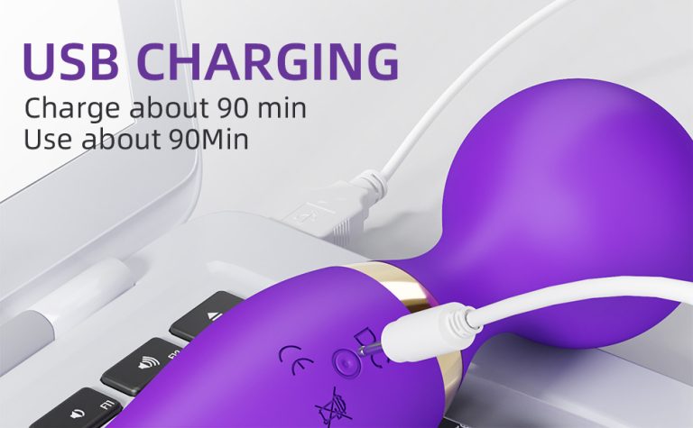 Women's dual-head dual-purpose multi-vibration frequency AV vibrator