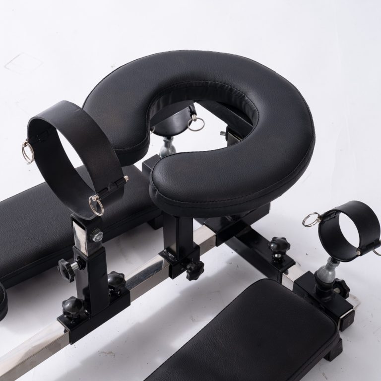 BDSM kneeling abuse fun bondage rack (including silent fun gun machine)