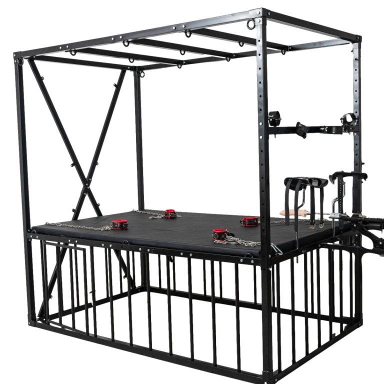 BDSM large sex training room sex game prop bed (including electric sex machine)