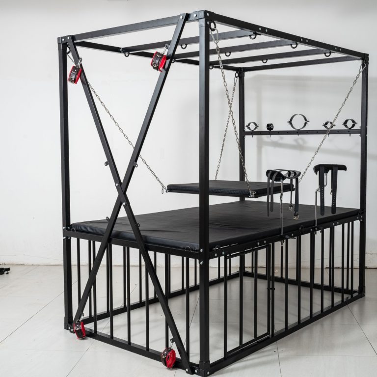 BDSM large sex training room sex game prop bed (including electric sex machine)