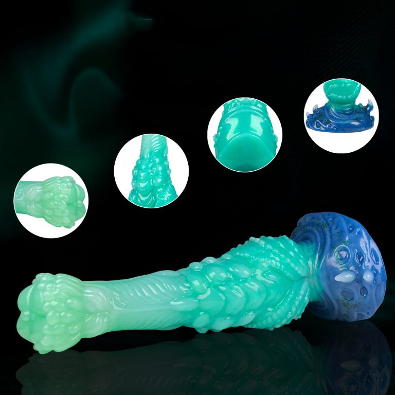 Interstellar Alien Monster Suction Cup Magic Dragon Imitation Penis Silicone Masturbator
