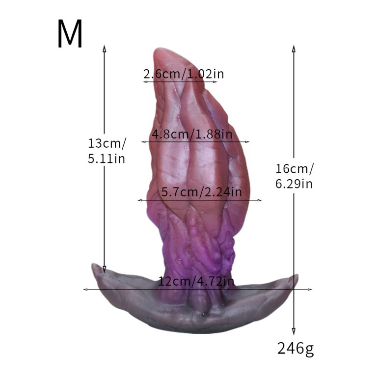 Purple God Firework Alien Wearable Butt Plug