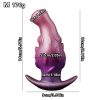 Invisible expansion silicone anal plug that can be worn outside