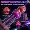 Ejaculation-capable special-shaped penis-like silicone masturbation sex toy