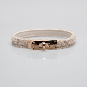 Exquisite geometric shape Teddy plush choker (with leash)