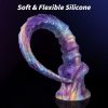 Extra long suction cup monster tentacle silicone anal plug