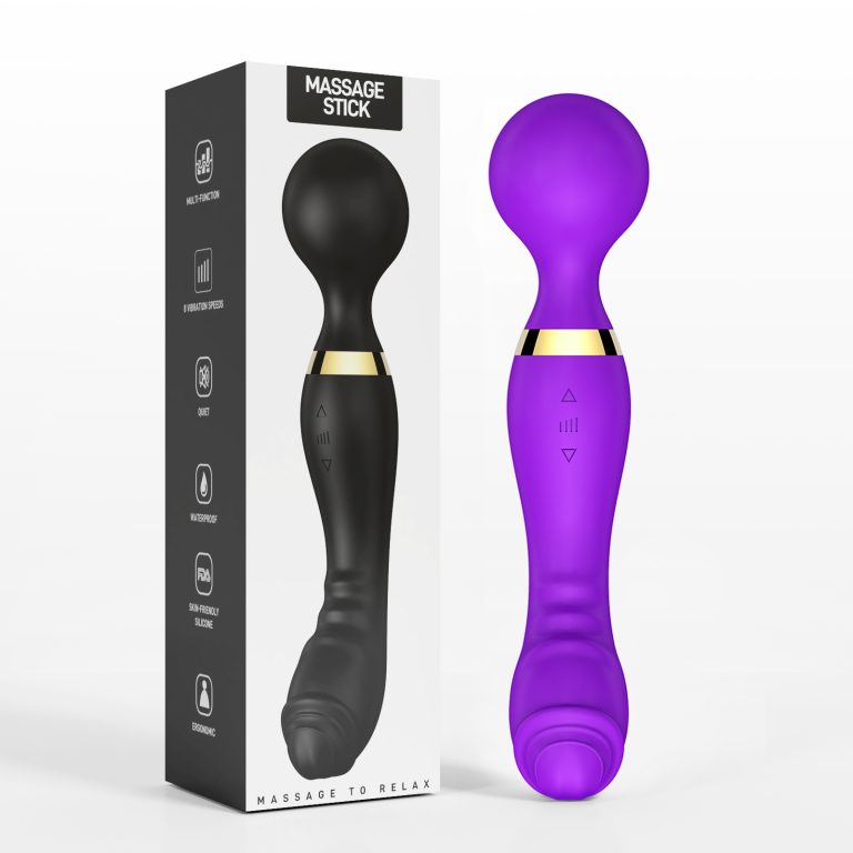Women's dual-head dual-purpose multi-vibration frequency AV vibrator - Image 14