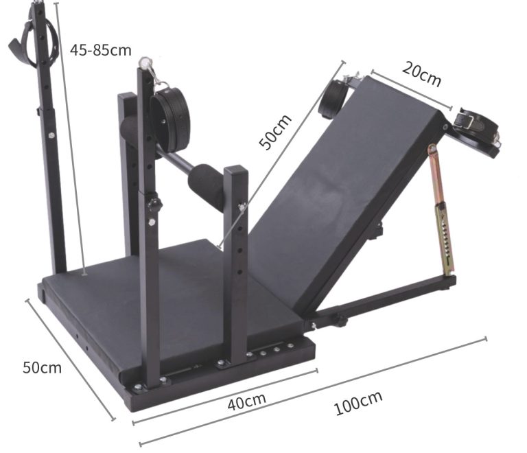 BDSM forced orgasm split-leg bondage sex training chair(Including AV vibrator and silent electric dildo) - Image 3