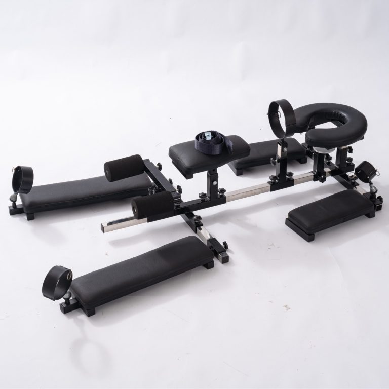 BDSM kneeling abuse fun bondage rack (including silent fun gun machine)