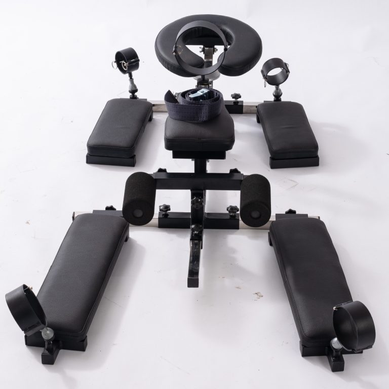 BDSM kneeling abuse fun bondage rack (including silent fun gun machine)