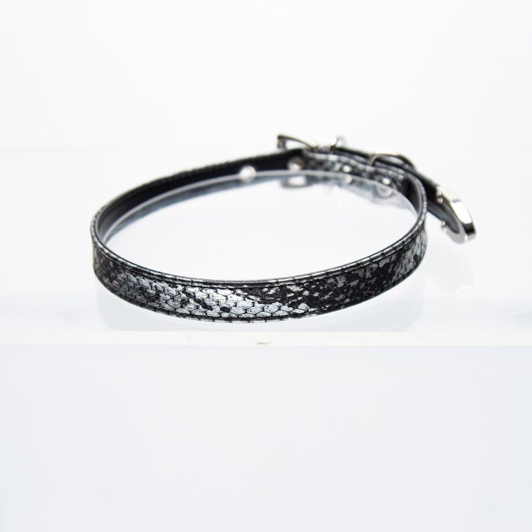 Thin snakeskin punk style choker (without leash)