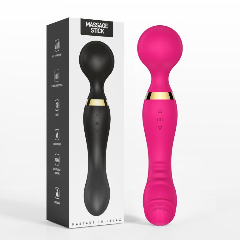 Women's dual-head dual-purpose multi-vibration frequency AV vibrator