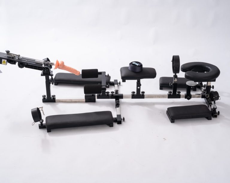 BDSM kneeling abuse fun bondage rack (including silent fun gun machine)