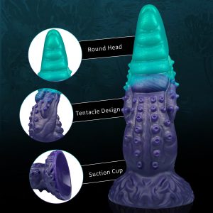 Anal pointed super large suction cup silicone octopus suction cup anal plug