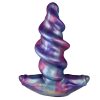 Purple Quicksand Colorful Shaped Wearable Butt Plug
