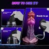 Ejaculation-capable special-shaped penis-like silicone masturbation sex toy