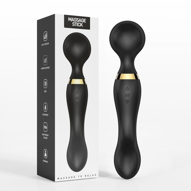 Women's dual-head dual-purpose multi-vibration frequency AV vibrator