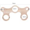 BDSM hand, neck and foot integrated forced bondage wooden shackles