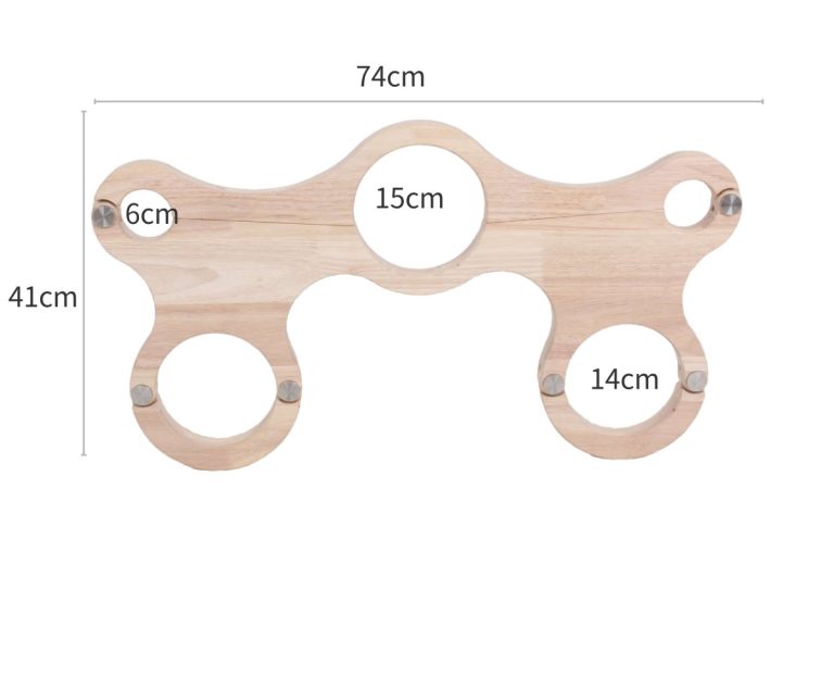 BDSM hand, neck and foot integrated forced bondage wooden shackles