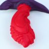 Red fireworks special-shaped wearable expansion anal plug