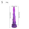 Extra long octopus tentacle-style expansion silicone anal plug