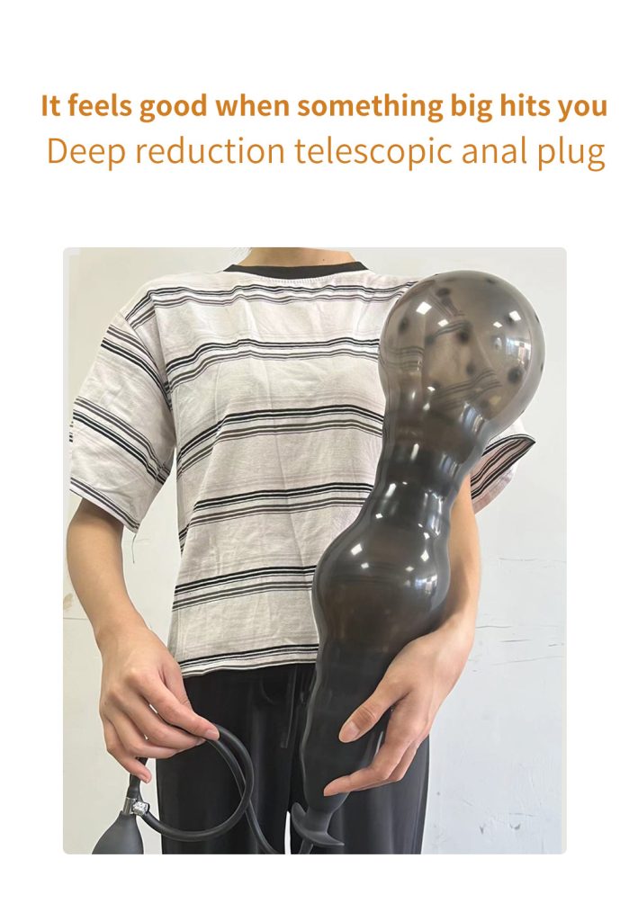 SM Sex Training Inflatable Foldable Large Expansion Anal Plug